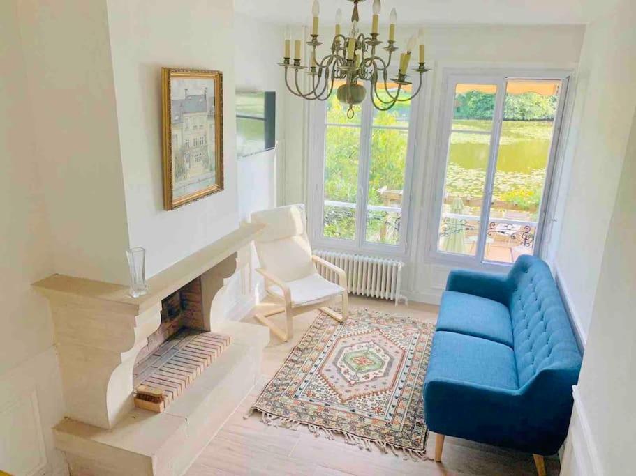 Maison De Charme Avec Vue Sur Chateau بيرّفوندس المظهر الخارجي الصورة